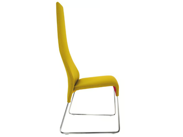 LAZY '05 - Sled base fabric chair high-back by B&B Italia - view 3